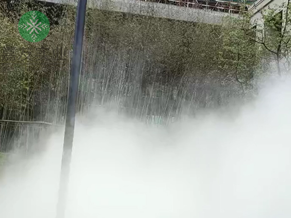 杭州圣域嘉房地產開發(fā)有限公司售樓部-噴霧造景4