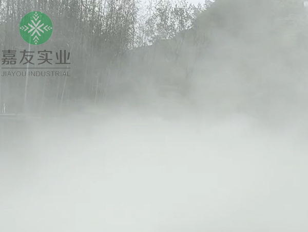 杭州圣域嘉房地產開發(fā)有限公司售樓部-噴霧造景1