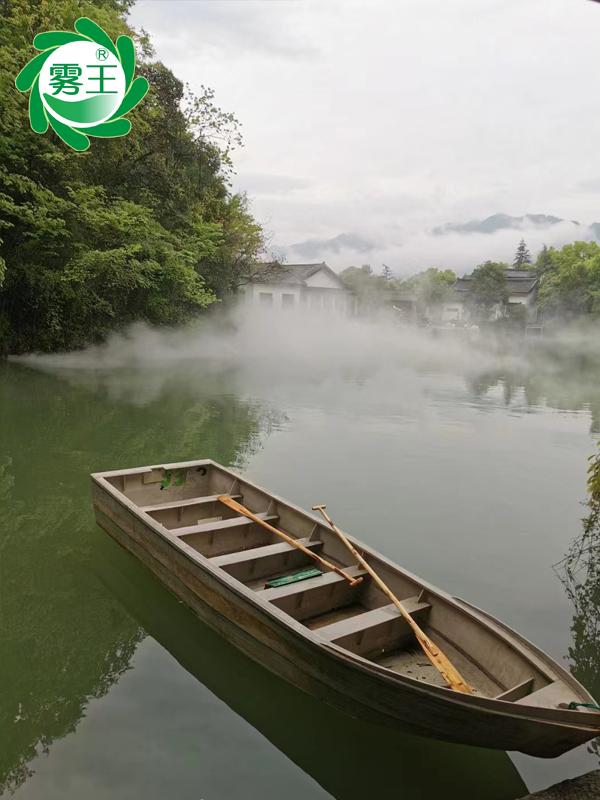 通天河景區(qū)湖面“霧王”霧森景觀系統(tǒng)—以霧為魂、與水相伴